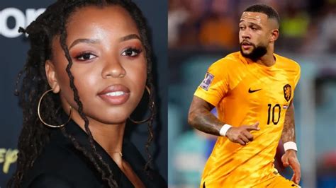 chloe bailey depay|who is memphis depay dating.